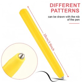 PYRUVAE 2 Pieces Magnetic Replacement Pens, Magnetic Stress Relief Pens, Magnetic Drawing Pens, Magnetic Pen Toys for Magnetic Drawing Blocks A to Z and Numbers 0 to 9