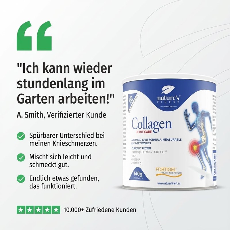 Nature's Finest Collagen JointCare Powder 140 g