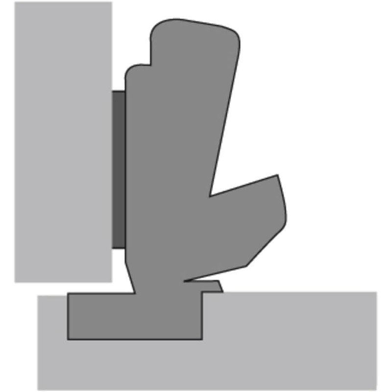 Hettich Sensys 8687 Wide Angle Hinge 165° - Zero Input,