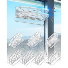 Sliding Glass Door Lock for Horizontal Sliding Windows - 8 Pack Window Locks Sliding Door Lock Child Proof Safety Closet Door Security Locks for Kids Home Security Door Lock Safety for Bar Stopper