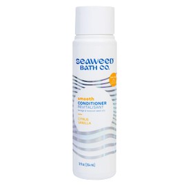 Seaweed Bath Co. Smooth Conditioner, Citrus Vanilla Scent, 12 Ounce, Sustainably Harvested Seaweed, Borage and Broccoli Seed Oils, For Curly and Frizzy Fine Hair