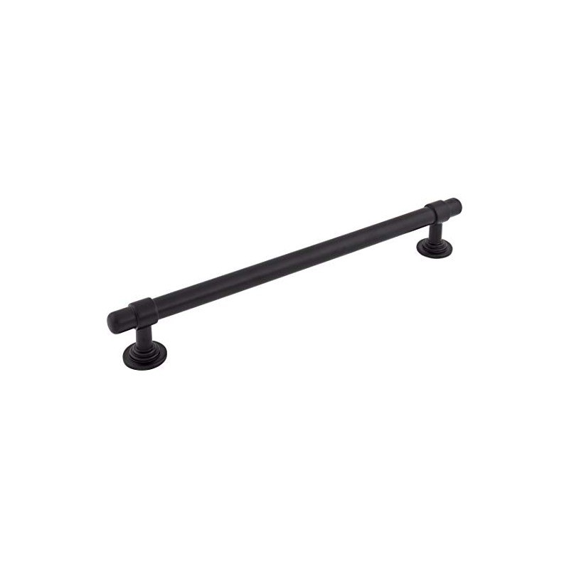 Top Knobs TK3008BLK 18 in. (457mm) Ellis Collection Appliance Pull,