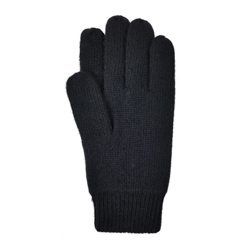 BRUCERIVER Men Pure Wool Knit Gloves with Thinsulate Lining and