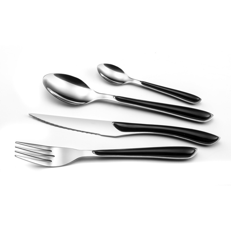 Amefa ECLAT Cutlery for 4 People, Stainless Steel with High-Quality