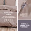 herzbach home Premium Mako satin bed linen set made from