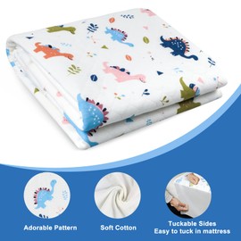 MOEMOE BABY Washable Bed Protector Pad with Tucks,Reusable Bed Pad with Wings,Waterproof Mattress Protector for Adult Incontinence & Kids Potty Training,Suit for Double bed Size 87 x 137cm