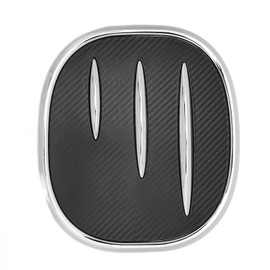 Exterior Gas Fuel Tank Cap Glossy Carbon Fiber Style Replacement for Nissan XTrail 20212022