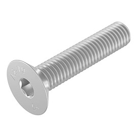 SECCARO Countersunk Screw M6 x 30mm Stainless Steel V2A VA A2 DIN 7991 / ISO 10642 Hex Socket (Pack of 20)