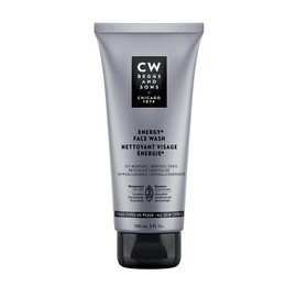 CW Beggs Energy+ Face Wash for Men, Normal to Dry Skin, Energizing Cleanser, Icy Menthol, Hypoallergenic, Fragrance-Free, Paraben-Free, Alcohol-Free, Mineral Oil-Free, Cruelty-Free, 5 Fl. Oz.
