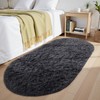 OLANLY Fluffy Soft Area Rugs for Bedroom, 2.6x5.3 Feet Machine