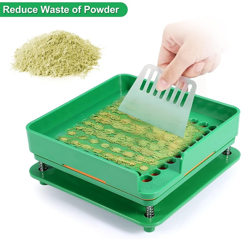 Capsule Holder Tray Filling Machine Tool for 100 Size 00