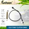 Funhoon Lawn Mower Clutch Cable 175067 for Craftsman LT1000 LT2000