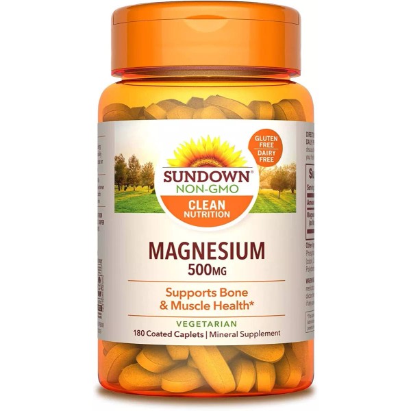 Sundown Comprimido De Magnesio Sundown 500mg 180ct
