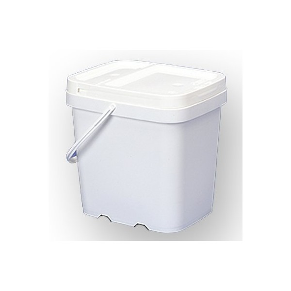 2 gal. Square Ez Storî Bucket Pail and lid, w/Handle,