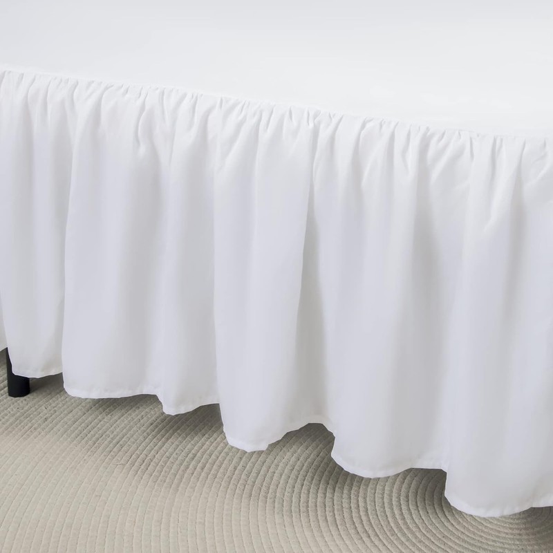 xuan dian Bed Skirt Full Size Ruffled Bed Skirts with