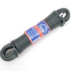 EVERLASTO Washing Line Polyvinyl Chloride Polypropylene Plastic Grey 20m