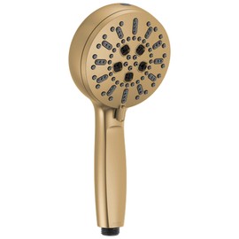 Delta Faucet ProClean Gold Handheld Shower, Handheld Shower with High Pressure Spray, Gold Shower System with Handheld, Lumicoat Chrampagne Bronze 59584-CZ-PR-PK