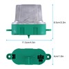 2 x 7701207453 Blower Motor Blower Controller Heating Fan Resistor