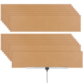 Dunzoom 15 Pcs Cardboard Spray Shield Paint 36 x 9 Inches Paint Spray Shield Painters Tool for Trim Walls, Doors, Floors House Painting Supplies