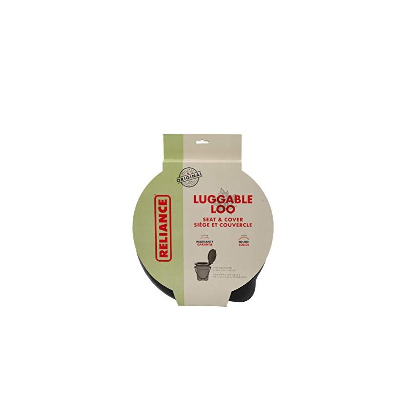 Reliance Products 9881-03 Luggable Loo Snap-on Toilet Seat with Lid