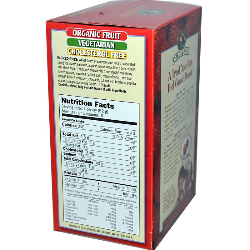 Nature's Path Un-Frosted Toaster Pastry - Strawberry - 11 oz