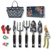 Ebbniur Garden Tool Set, 25Pcs Heavy Duty Floral Garden Tools,