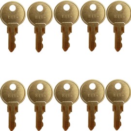 (5 Keys) KeyPower Keys for E114 / E-114 Toilet Paper Dispenser, Paper Towel, Toilet Tissue & Soap Dispensers Key Replacement