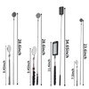 VortecSys 4 Pcs Durable Telescopic Inspection Mirror, Long Handle Adjustable