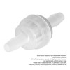 Spacnana 5PCS Plastic Check Valve, Non Return One Way Valve