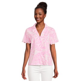 Lilly Pulitzer Women's Marlita Pj Top, Rousseau Pink Glisten in The Sun