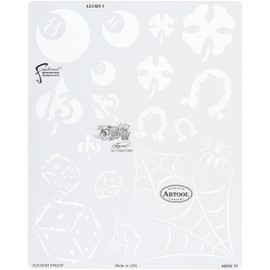 Artool Freehand Airbrush Templates, Kustom Kulture - Lucky 7