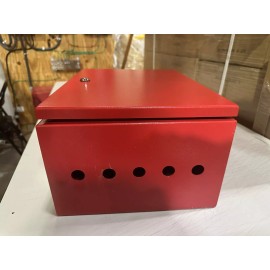 Unbranded RED 16x12x8'' Steel Electrical Enclosure IP65 Wall Mount w/Lock/key liquid tight