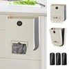 Jiayaus Collapsible Kitchen Trash Can Hanging Trash Can with 3