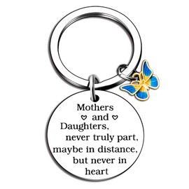 Ibiwe Mom Keychain Gifts for Mom Mothers Day Birthday Ideas for Mother and Daughter Gifts Daughter Gift From Mama Made Me Buy It Resently