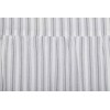 Timeless Ticking Ruffled Valance Curtain, 16" L x 72" W,