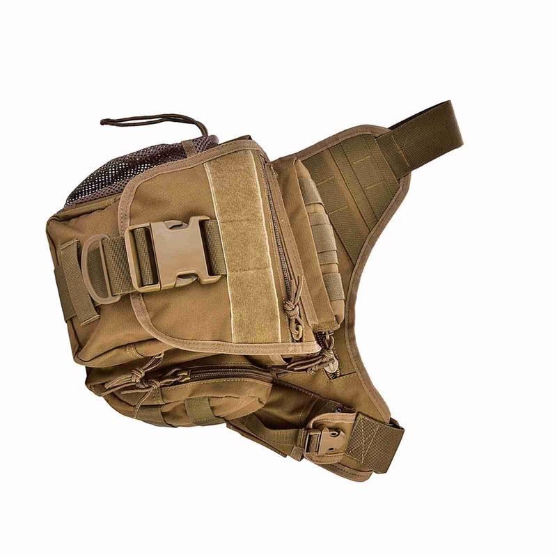 Durable Men Military Chest Shoulder Bag Pack for Travel Hiking