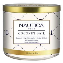 Coconut Sail Soy Blend Wax 14.5 oz. Candle, by Nautica