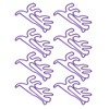 100Pcs Cute Paper Clips Animal Style Exquisite Bright Electroplated Anti