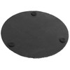 FUNSUEI 8 Pack 7.8 Inches Black Slate Cheese Board, Natural