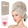 Envoltorio de Toalla de Microfibra para el Cabello para Mujeres