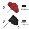 LANBRELLA Umbrella Compact Inverted Folding Umbrellas Auto Open Auto Close