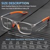 ZXYOO Near-range Workspace Progressive Reading Glasses for Men Women -