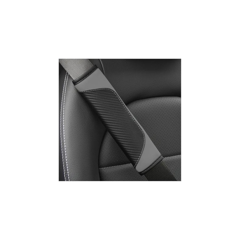 Osilly Carbon Fiber Car Seat Belt Covers - Comfort &