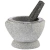 Libertyware Stone Granite Mortar and Pestle 4 Cup Capacity, 8