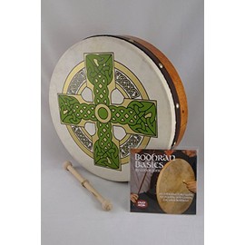 New Irish 12" Cloghan Cross Bodhran (W10-2513)