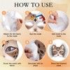 Seenelling 23 Pcs DIY Therian Mask Kit Blank Cat Mask