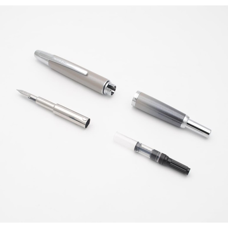 JINHAO 10 Press Fountain Pen Retractable Metal Pen with Ink