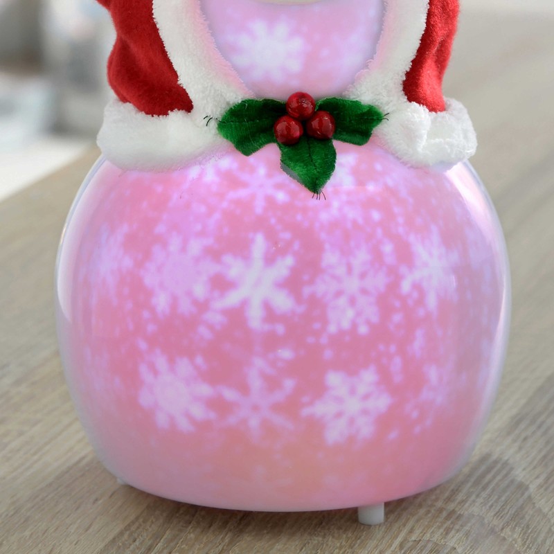 WeRChristmas Santa with 8 Musical Songs and Snowing Snowflake Inside