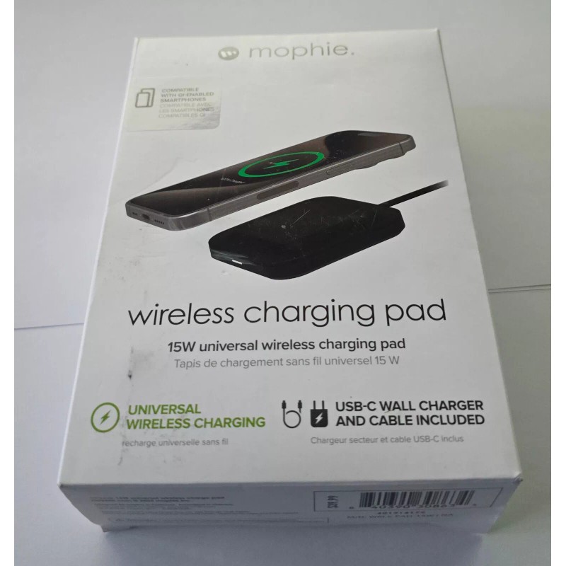 mophie NEW OEM Black Mophie 15W Universal USB-C Wireless Charging