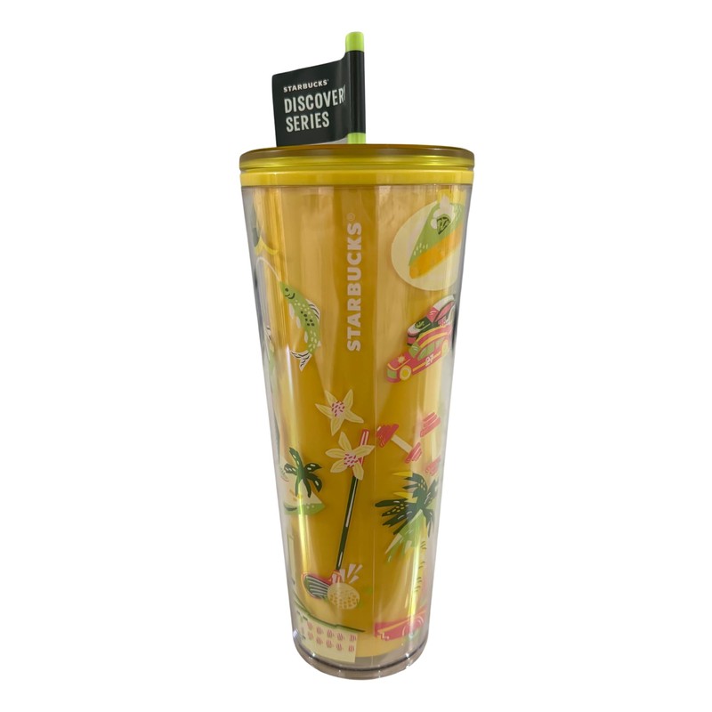 Starbucks Florida Tumbler, Discovery Series, 24 OZ Cold Cup with